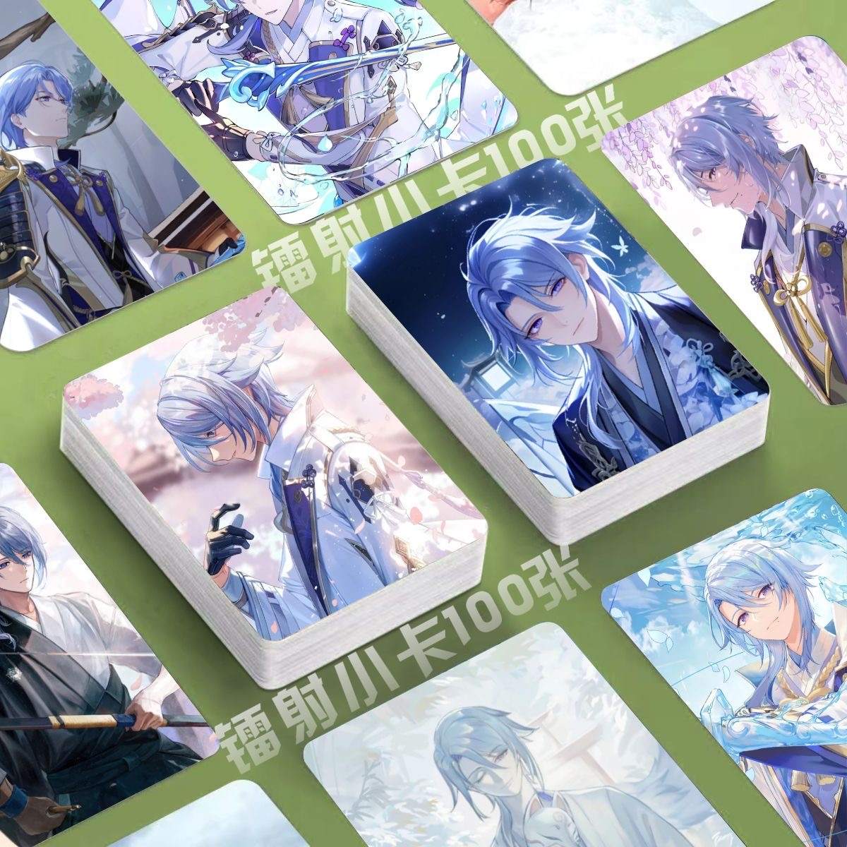 Genshin Holographic 50 Pcs Cards -  Gamers Fans Gift - Zllada