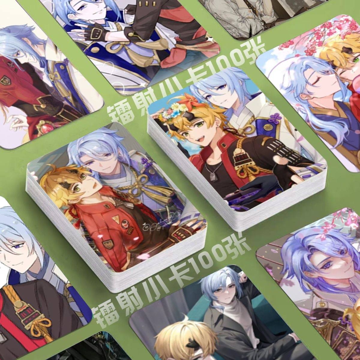 Genshin Holographic 50 Pcs Cards -  Gamers Fans Gift - Zllada