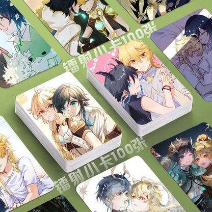 Genshin Holographic 50 Pcs Cards -  Gamers Fans Gift - Zllada