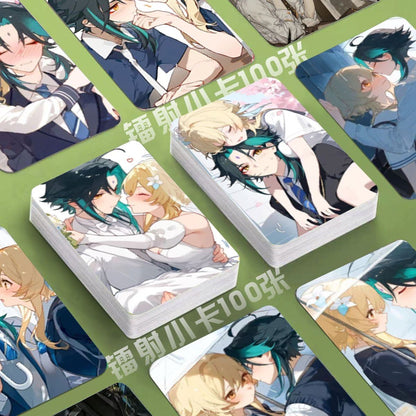 Genshin Holographic 50 Pcs Cards -  Gamers Fans Gift - Zllada