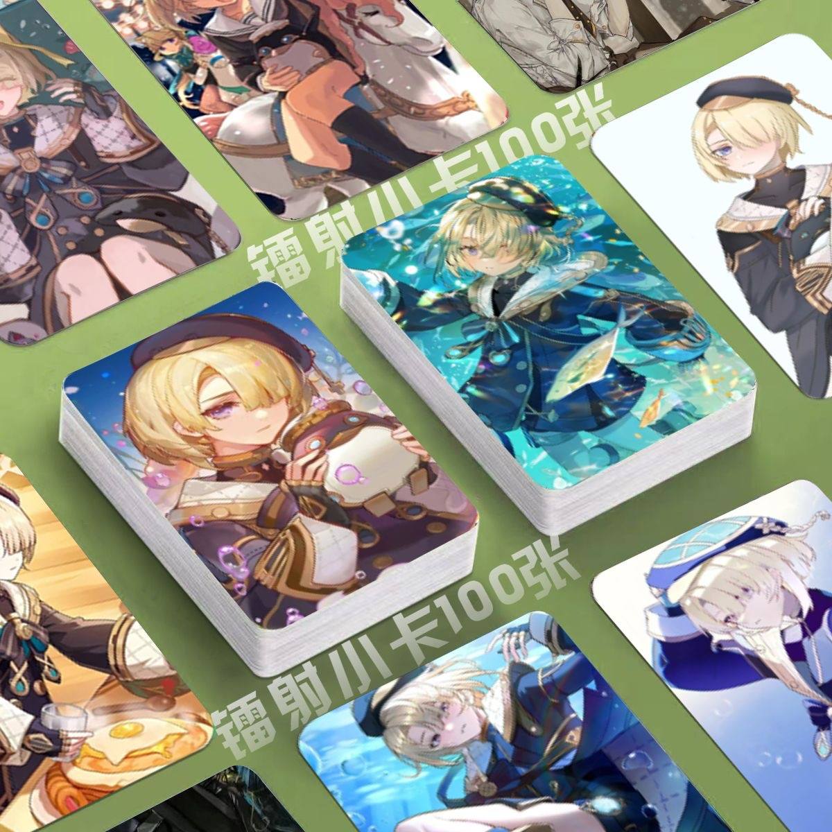 Genshin Holographic 50 Pcs Cards -  Gamers Fans Gift - Zllada