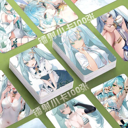 Genshin Holographic 50 Pcs Cards -  Gamers Fans Gift - Zllada