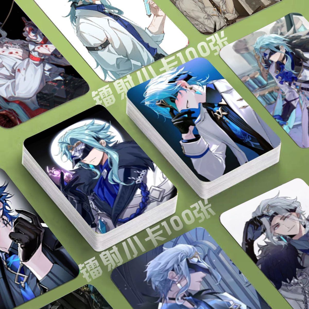 Genshin Holographic 50 Pcs Cards -  Gamers Fans Gift - Zllada