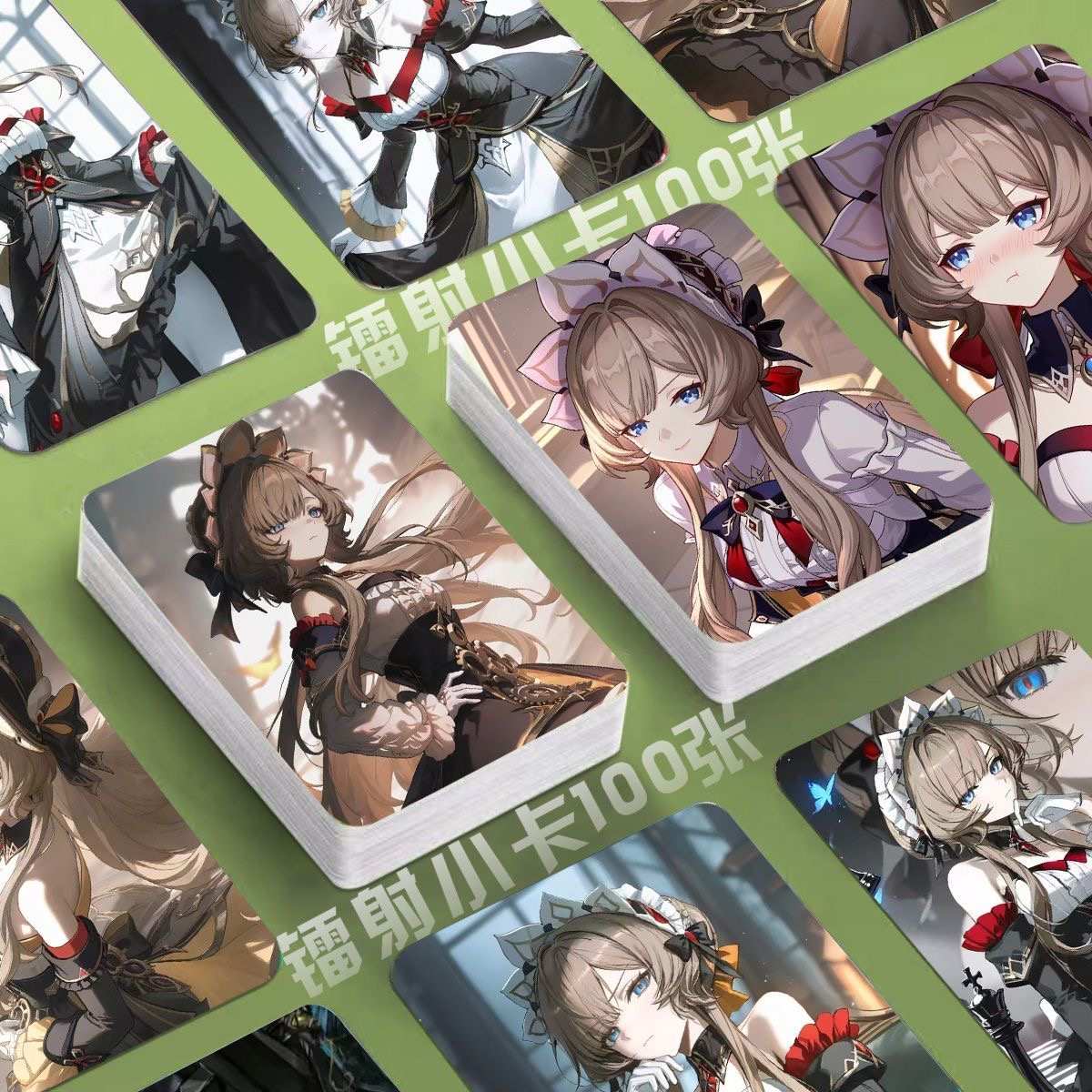 Genshin Holographic 50 Pcs Cards -  Gamers Fans Gift - Zllada