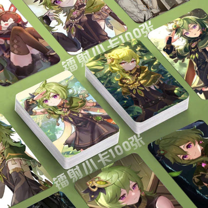 Genshin Holographic 50 Pcs Cards -  Gamers Fans Gift - Zllada