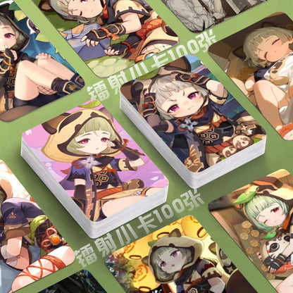 Genshin Holographic 50 Pcs Cards -  Gamers Fans Gift - Zllada