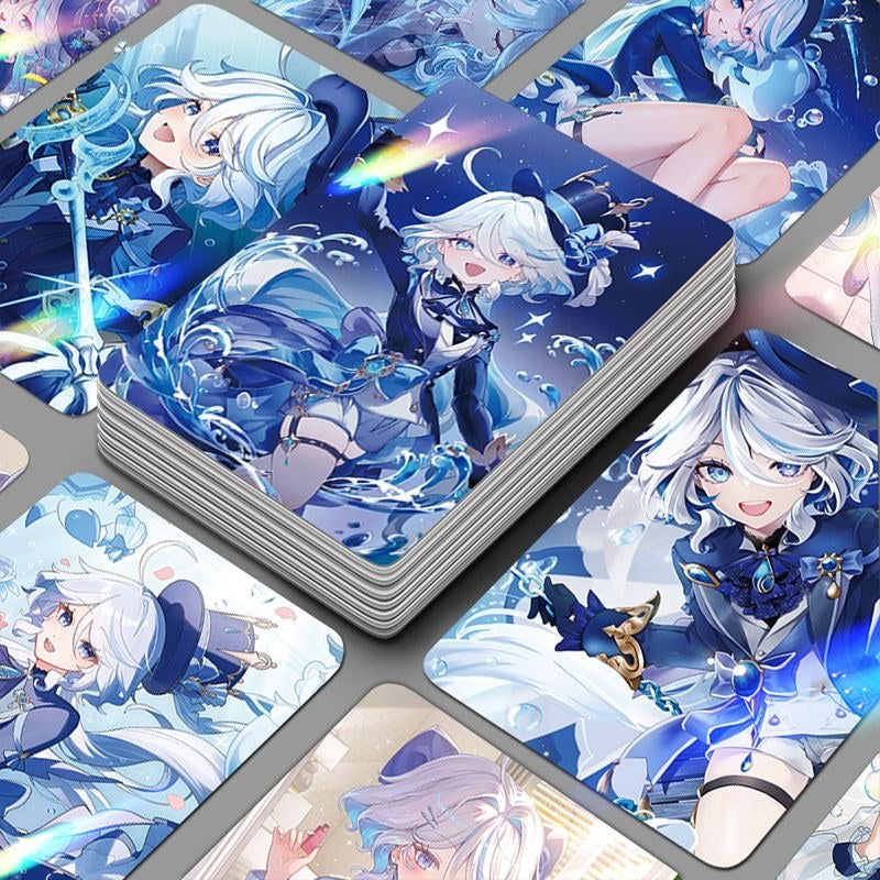 Genshin Holographic 50 Pcs Cards -  Gamers Fans Gift - Zllada