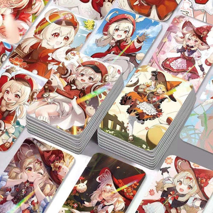 Genshin Holographic 50 Pcs Cards -  Gamers Fans Gift - Zllada