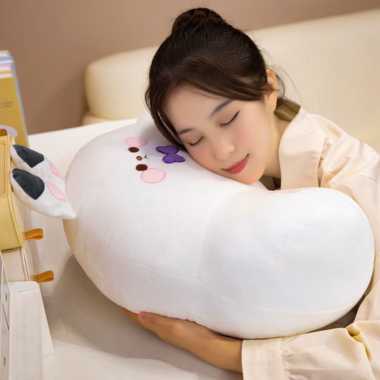 Love DeepspacePeripherals Lumbar Support Pillow – Versatile for Office, Bed, and Sofa, Cute Plush Back Cushion