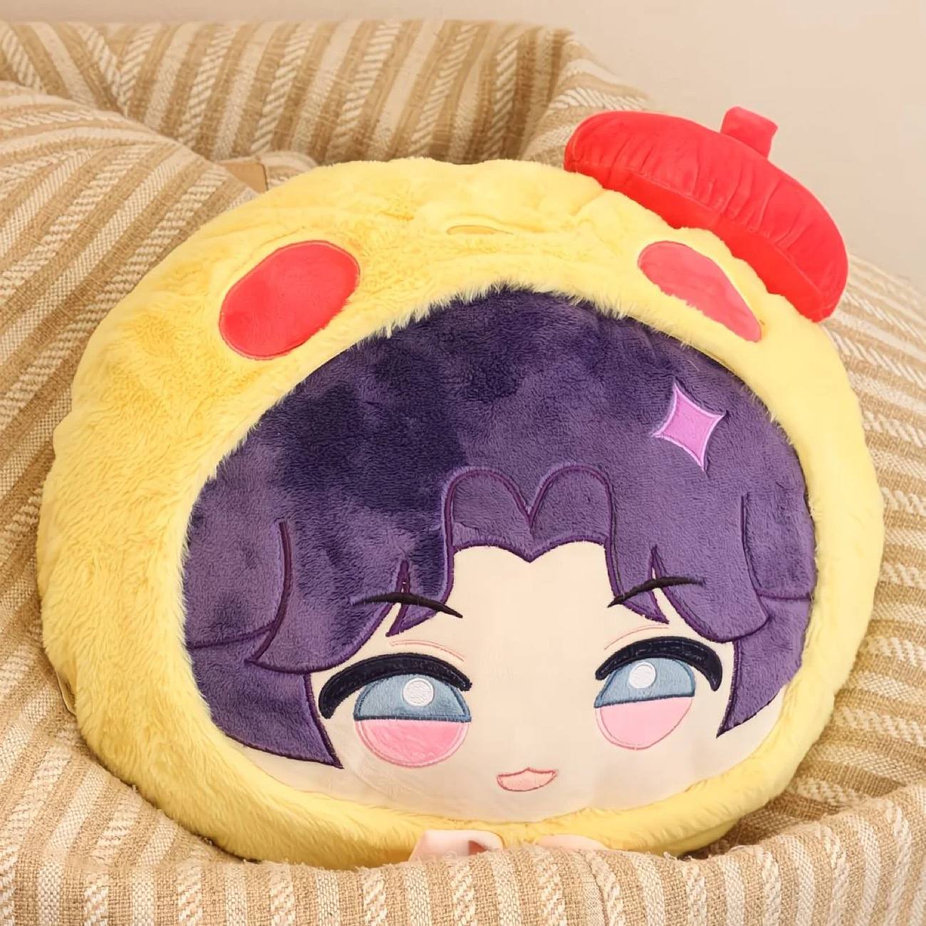 Love Deepspace Velvet Heart Embrace Series Plush Big Head Pillow - Zayne Xavier Rafayel Sylus Caleb Fans Gifts - Zllada
