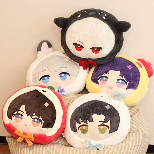 Love Deepspace Velvet Heart Embrace Series Plush Big Head Pillow - Zayne Xavier Rafayel Sylus Caleb Fans Gifts - Zllada