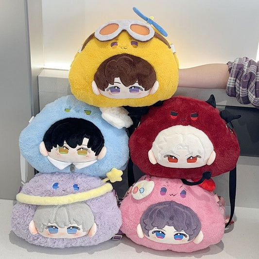 Love Deepspace Hand Warmer Pillow - Zayne Xavier Rafayel Sylus Caleb Fans Gifts - 2-in-1 Convertible Crossbody/Shoulder Bag, Cute Plush Toy - Zllada