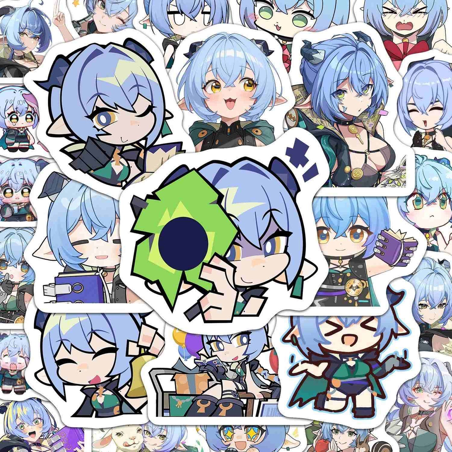 Lucia ZZZ Zone Zero 60 PCS Stickers - Anime Fan Gifts -Zllada