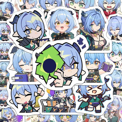 Lucia ZZZ Zone Zero 60 PCS Stickers - Anime Fan Gifts -Zllada