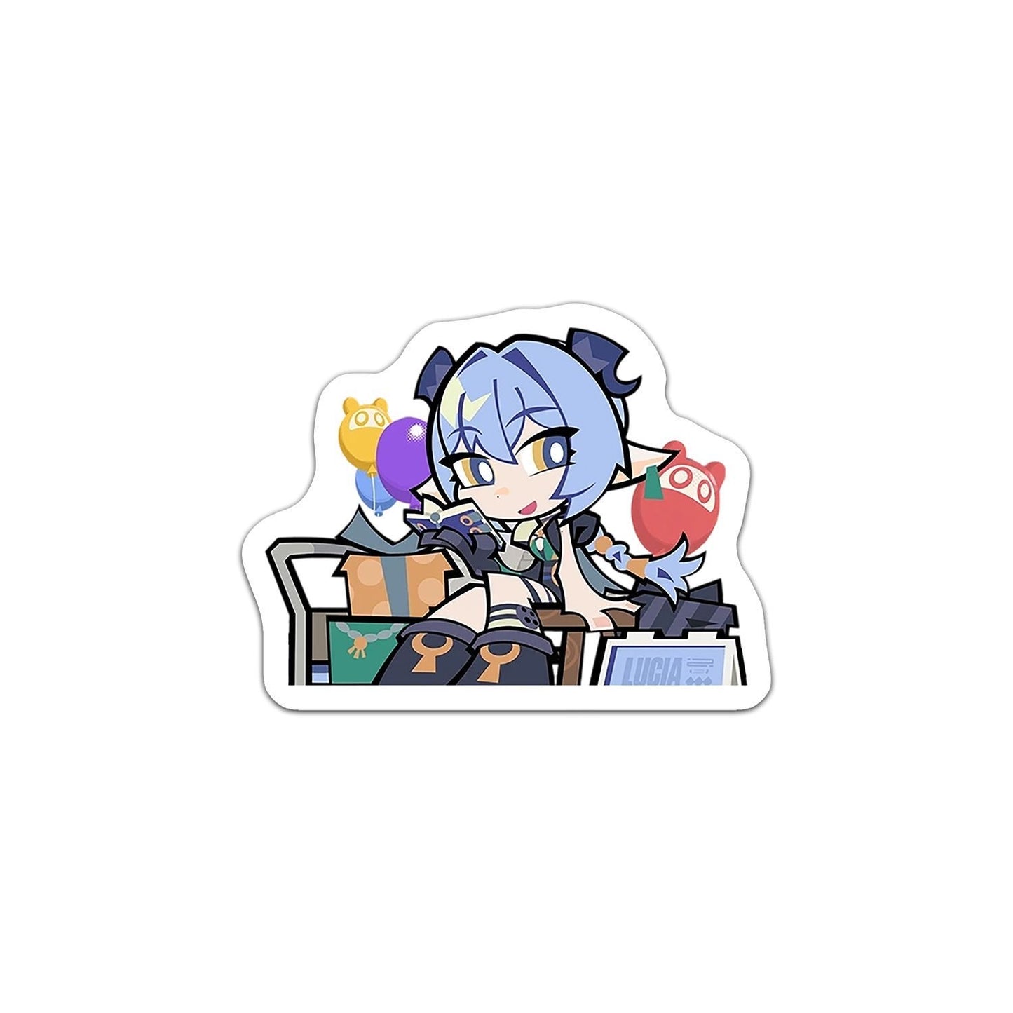 Lucia ZZZ Zone Zero 60 PCS Stickers - Anime Fan Gifts -Zllada