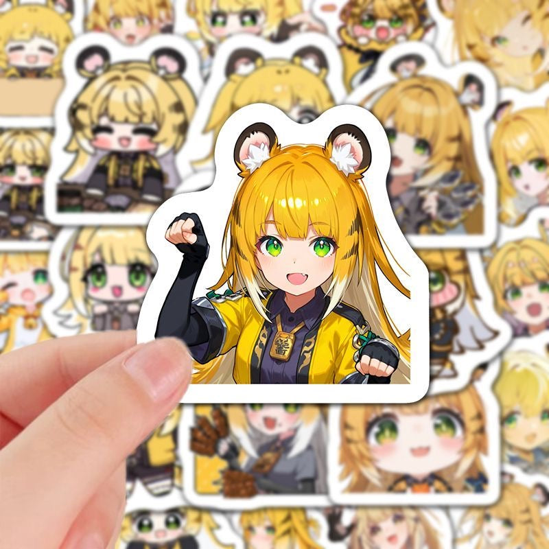 Ju Fufu ZZZ Zone Zero 60 PCS Stickers - Anime Fan Gifts -Zllada