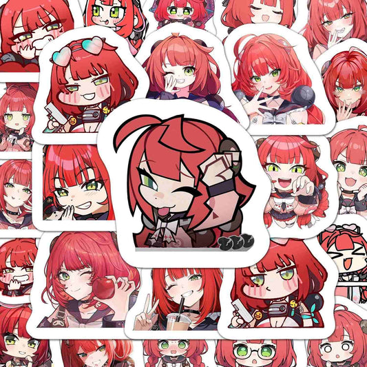 Yuzuha ZZZ Zone Zero 60 PCS Stickers - Anime Fan Gifts -Zllada