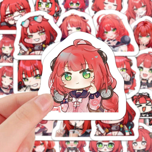 Yuzuha ZZZ Zone Zero 60 PCS Stickers - Anime Fan Gifts -Zllada
