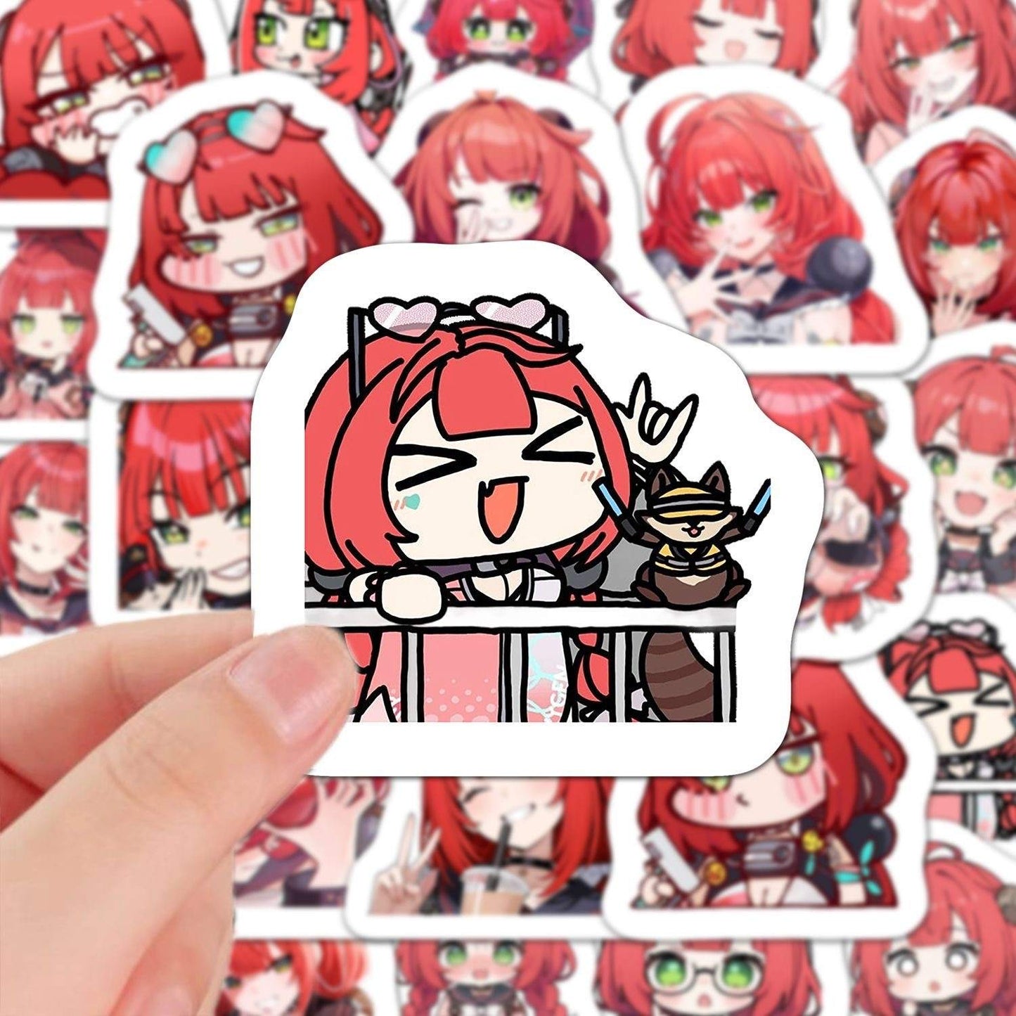 Yuzuha ZZZ Zone Zero 60 PCS Stickers - Anime Fan Gifts -Zllada