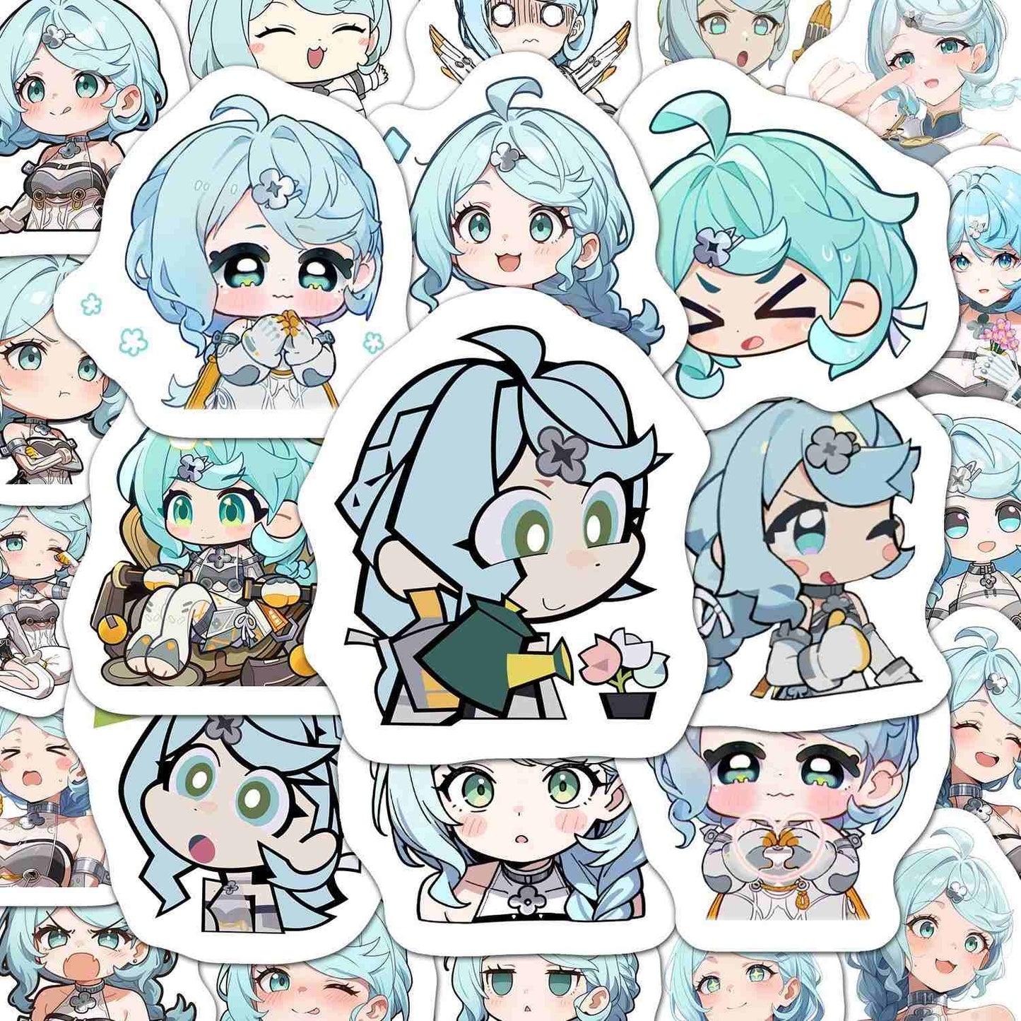 Seed ZZZ Zone Zero 60 PCS Stickers - Anime Fan Gifts -Zllada