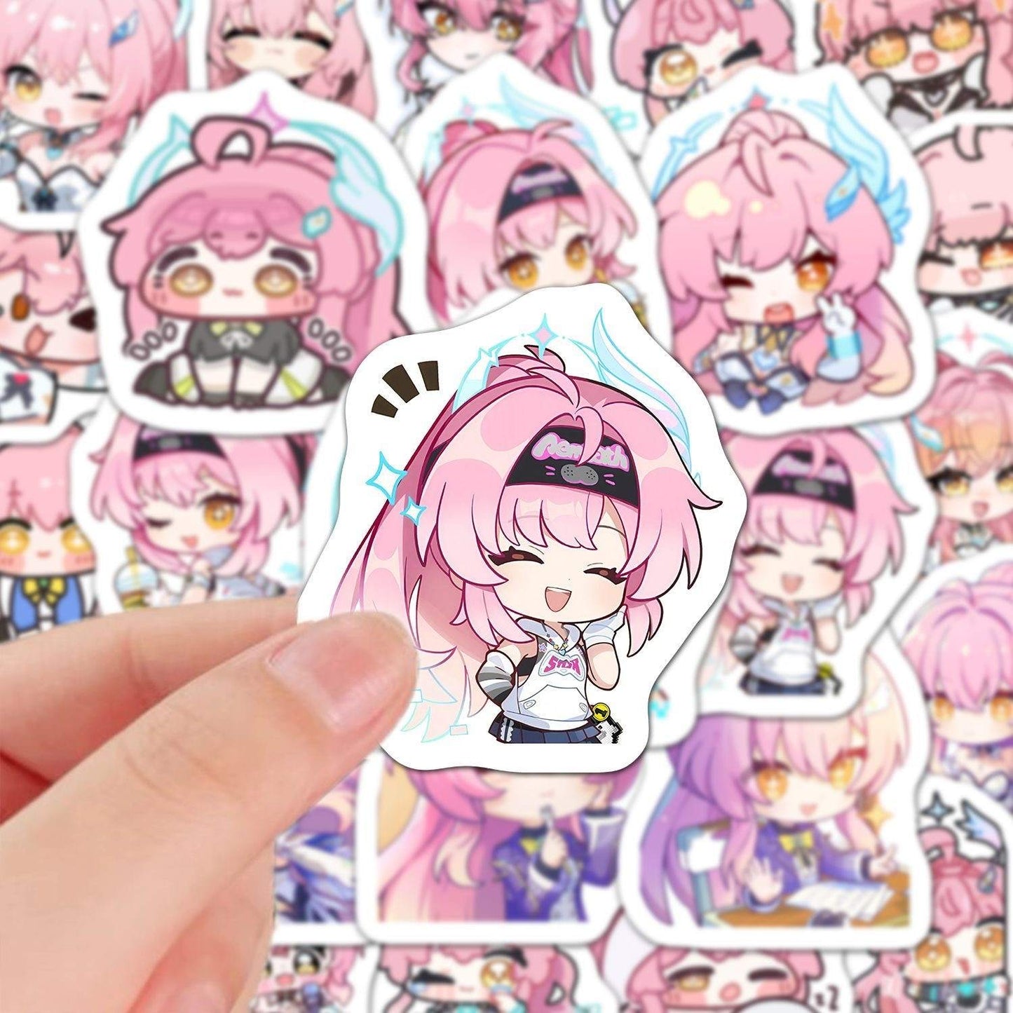 Aemeath Wuthering WuWa Waves 60 PCS Stickers - Anime Fan Gifts -Zllada