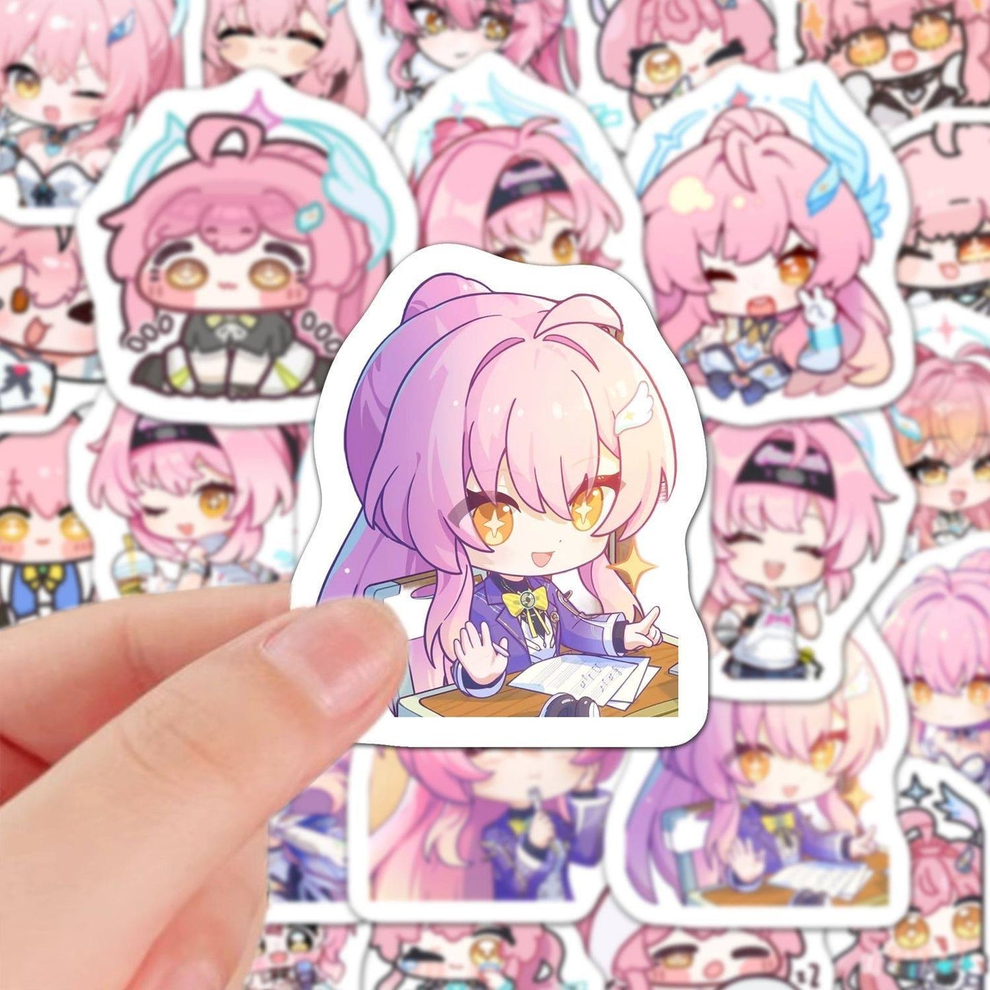 Aemeath Wuthering WuWa Waves 60 PCS Stickers - Anime Fan Gifts -Zllada