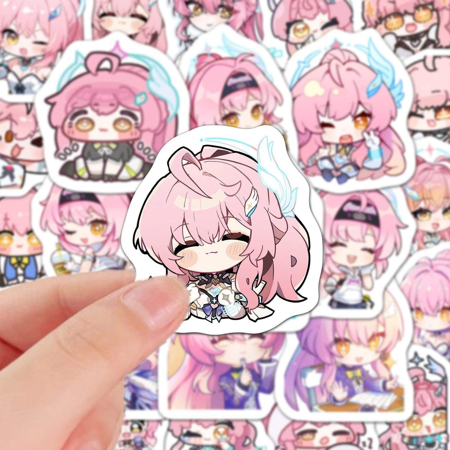 Aemeath Wuthering WuWa Waves 60 PCS Stickers - Anime Fan Gifts -Zllada