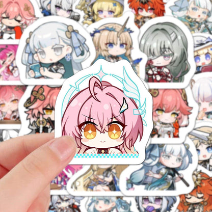 Aemeath Wuthering WuWa Waves 60 PCS Stickers - Anime Fan Gifts -Zllada