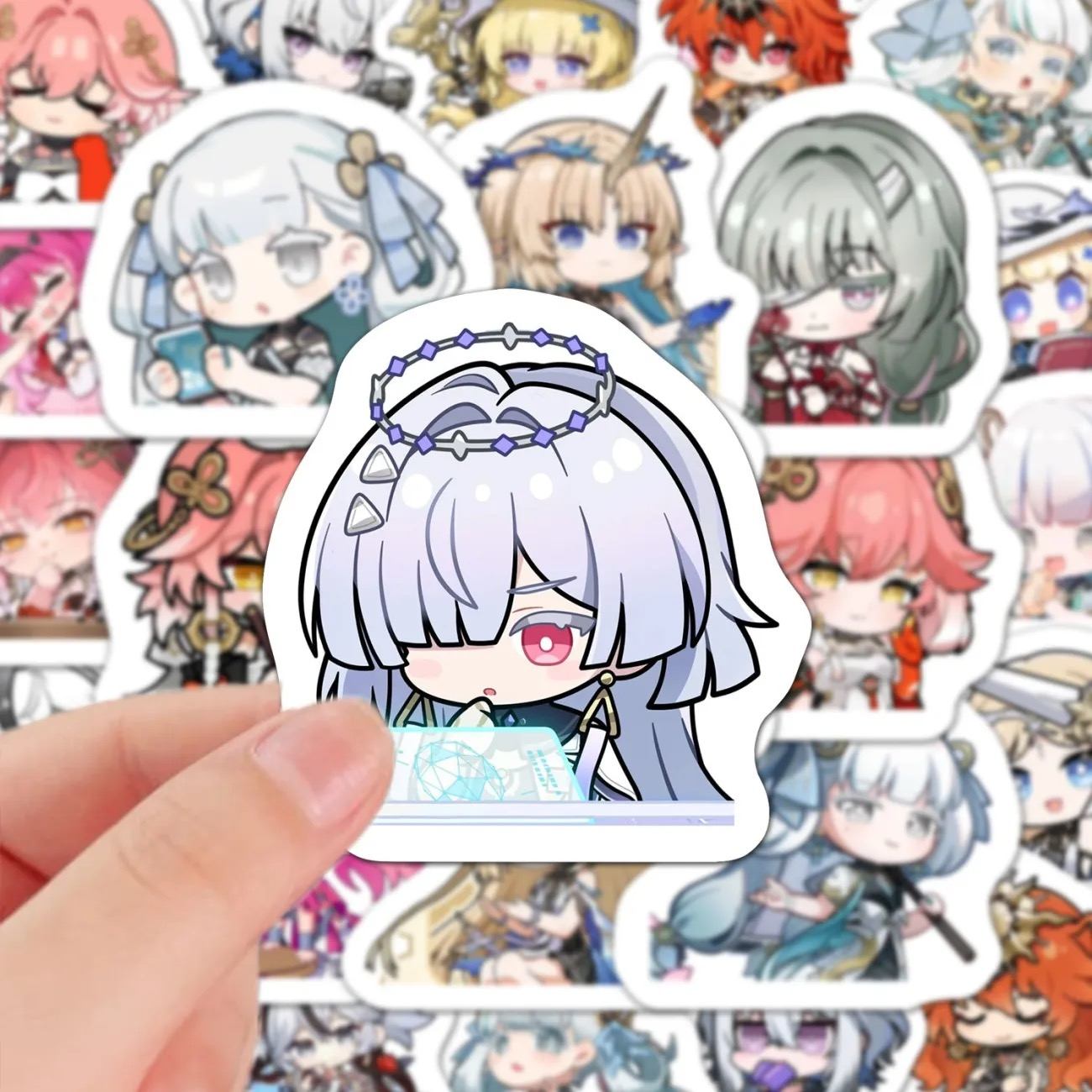 Mornye Wuthering WuWa Waves 60 PCS Stickers - Anime Fan Gifts -Zllada