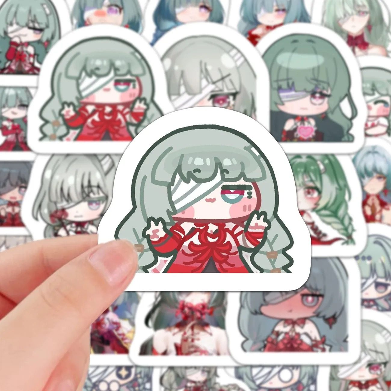 Wuthering WuWa Waves 60 PCS Stickers - Anime Fan Gifts -Zllada