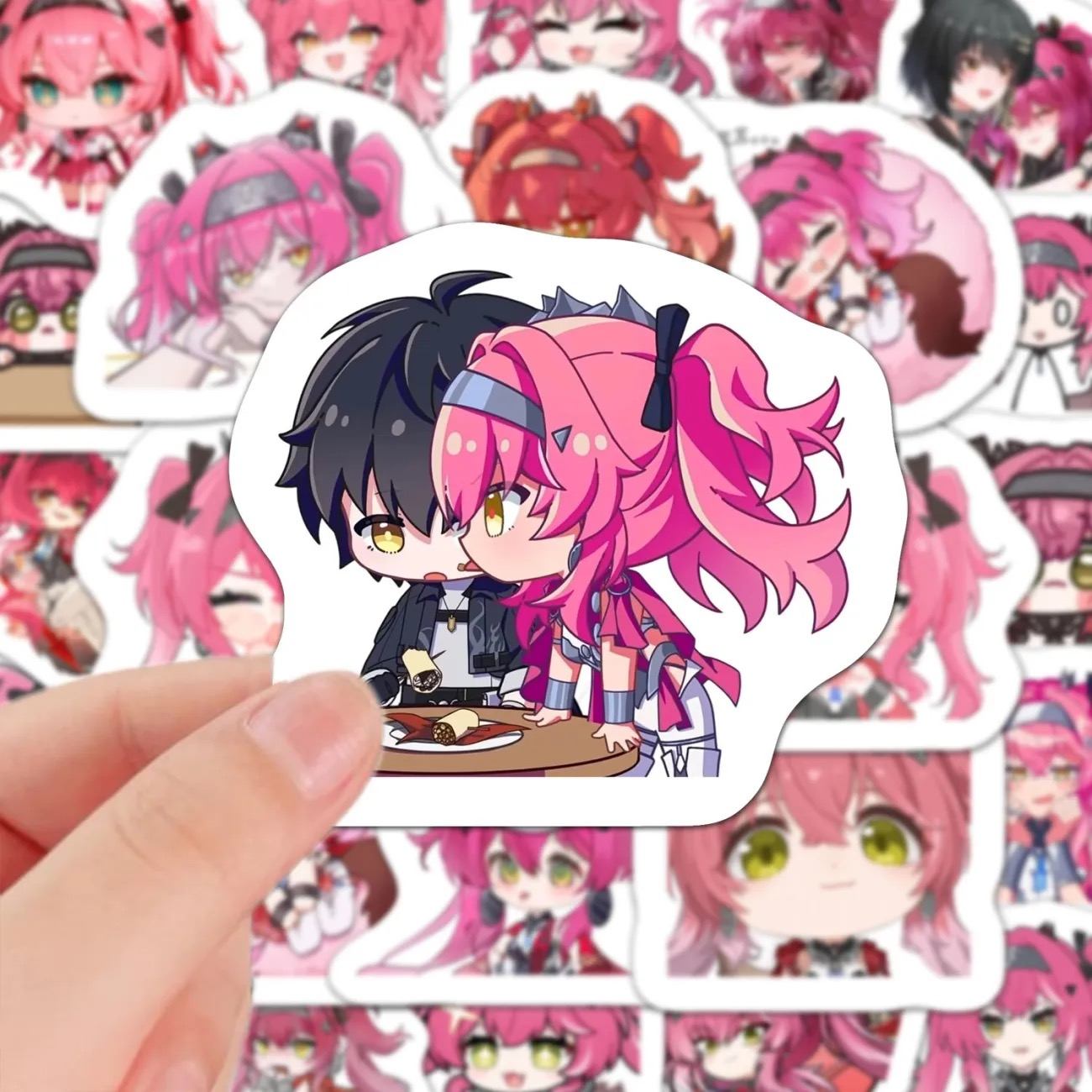 Wuthering WuWa Waves 60 PCS Stickers - Anime Fan Gifts -Zllada