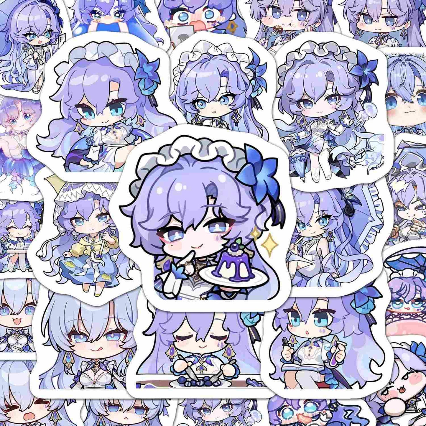 Cantarella Wuthering WuWa Waves 60 PCS Stickers - Anime Fan Gifts -Zllada