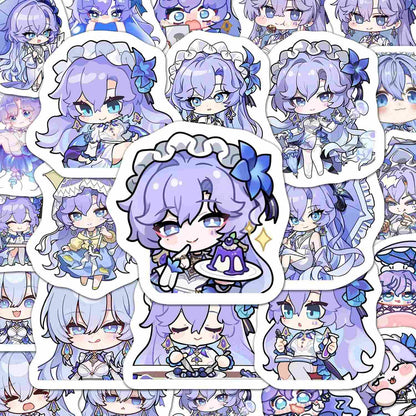 Cantarella Wuthering WuWa Waves 60 PCS Stickers - Anime Fan Gifts -Zllada