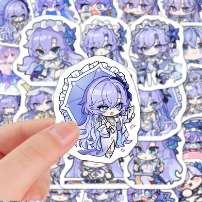 Cantarella Wuthering WuWa Waves 60 PCS Stickers - Anime Fan Gifts -Zllada