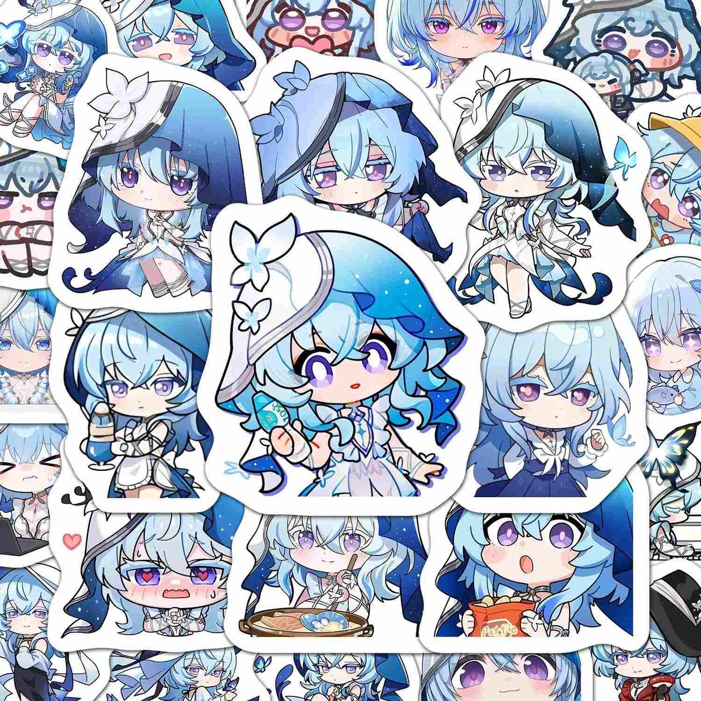 Shorekeeper Wuthering WuWa Waves 60 PCS Stickers - Anime Fan Gifts -Zllada