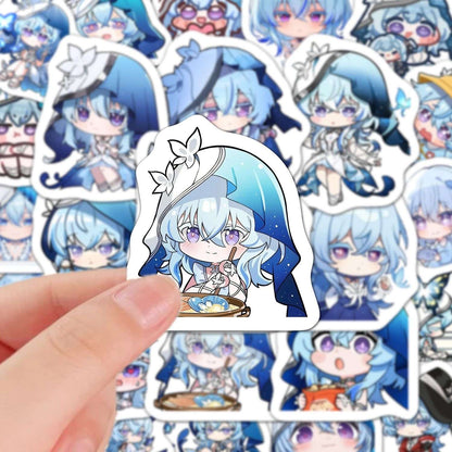 Shorekeeper Wuthering WuWa Waves 60 PCS Stickers - Anime Fan Gifts -Zllada
