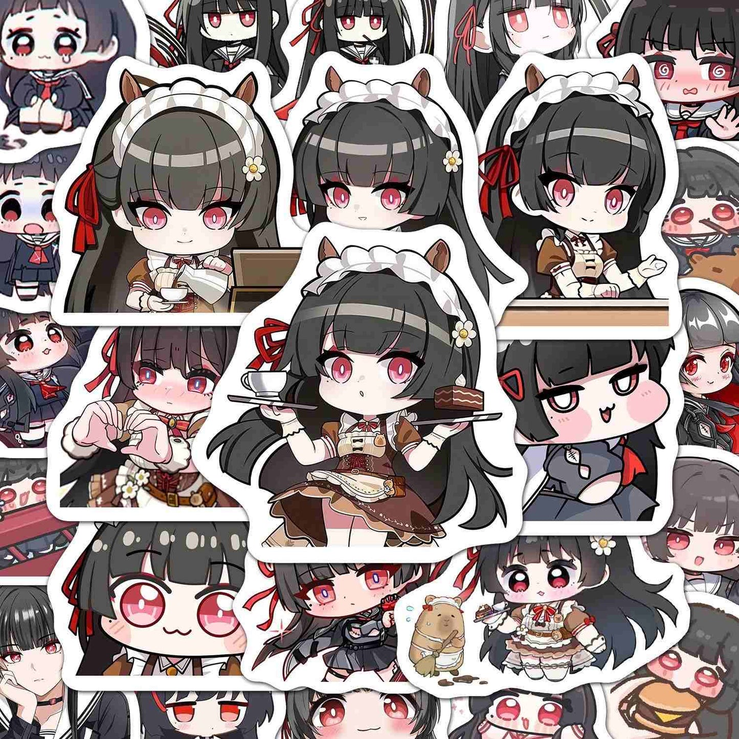 Chisa Wuthering WuWa Waves 60 PCS Stickers - Anime Fan Gifts -Zllada