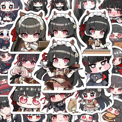 Chisa Wuthering WuWa Waves 60 PCS Stickers - Anime Fan Gifts -Zllada