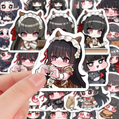 Chisa Wuthering WuWa Waves 60 PCS Stickers - Anime Fan Gifts -Zllada