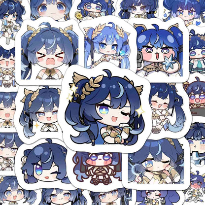 Luno Wuthering WuWa Waves 60 PCS Stickers - Anime Fan Gifts -Zllada