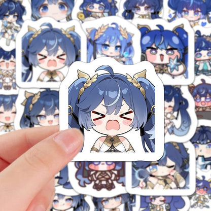 Luno Wuthering WuWa Waves 60 PCS Stickers - Anime Fan Gifts -Zllada