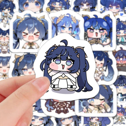 Luno Wuthering WuWa Waves 60 PCS Stickers - Anime Fan Gifts -Zllada