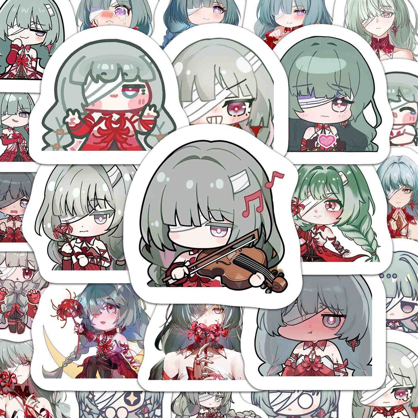 Phrolova Wuthering WuWa Waves 60 PCS Stickers - Anime Fan Gifts -Zllada