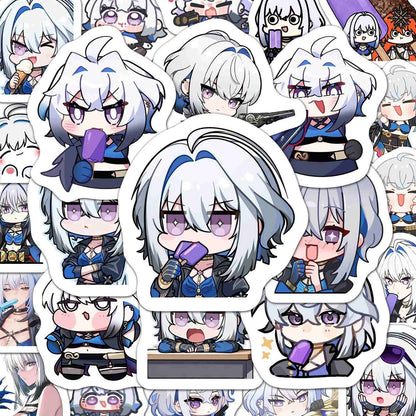 Galbrena Wuthering WuWa Waves 60 PCS Stickers - Anime Fan Gifts -Zllada