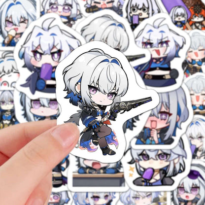 Galbrena Wuthering WuWa Waves 60 PCS Stickers - Anime Fan Gifts -Zllada