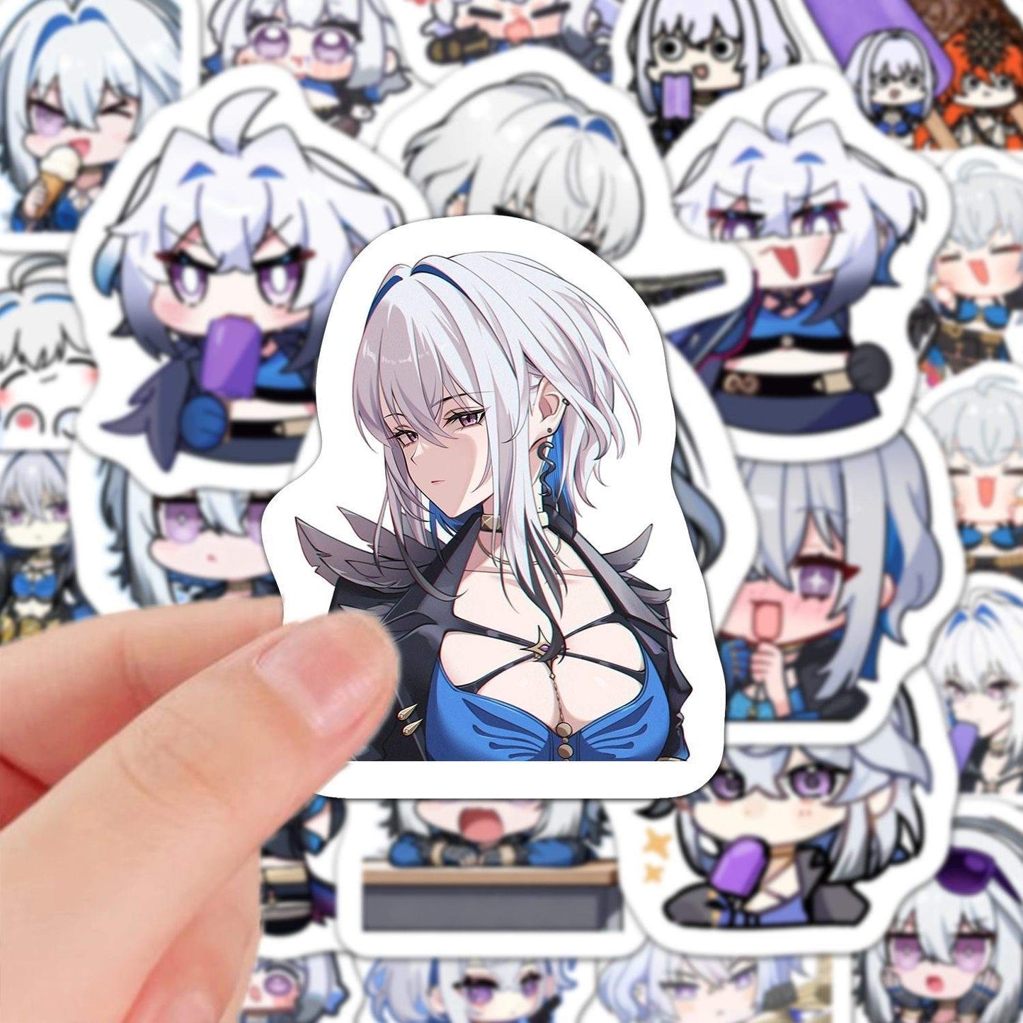 Galbrena Wuthering WuWa Waves 60 PCS Stickers - Anime Fan Gifts -Zllada