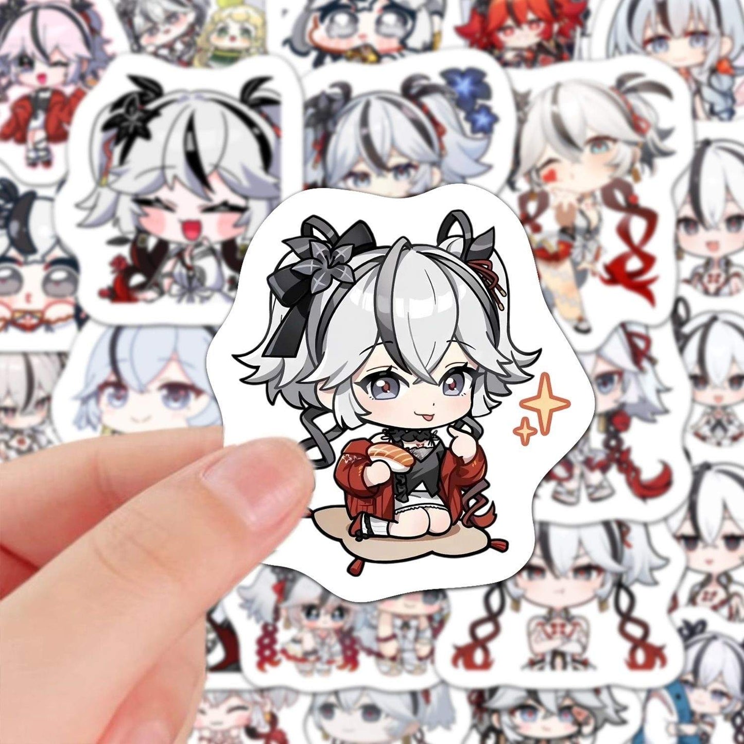 Camellya Wuthering WuWa Waves 60 PCS Stickers - Anime Fan Gifts -Zllada