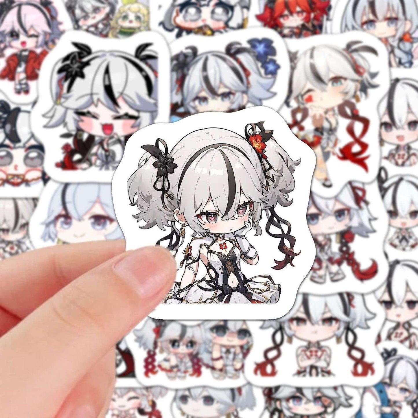 Camellya Wuthering WuWa Waves 60 PCS Stickers - Anime Fan Gifts -Zllada