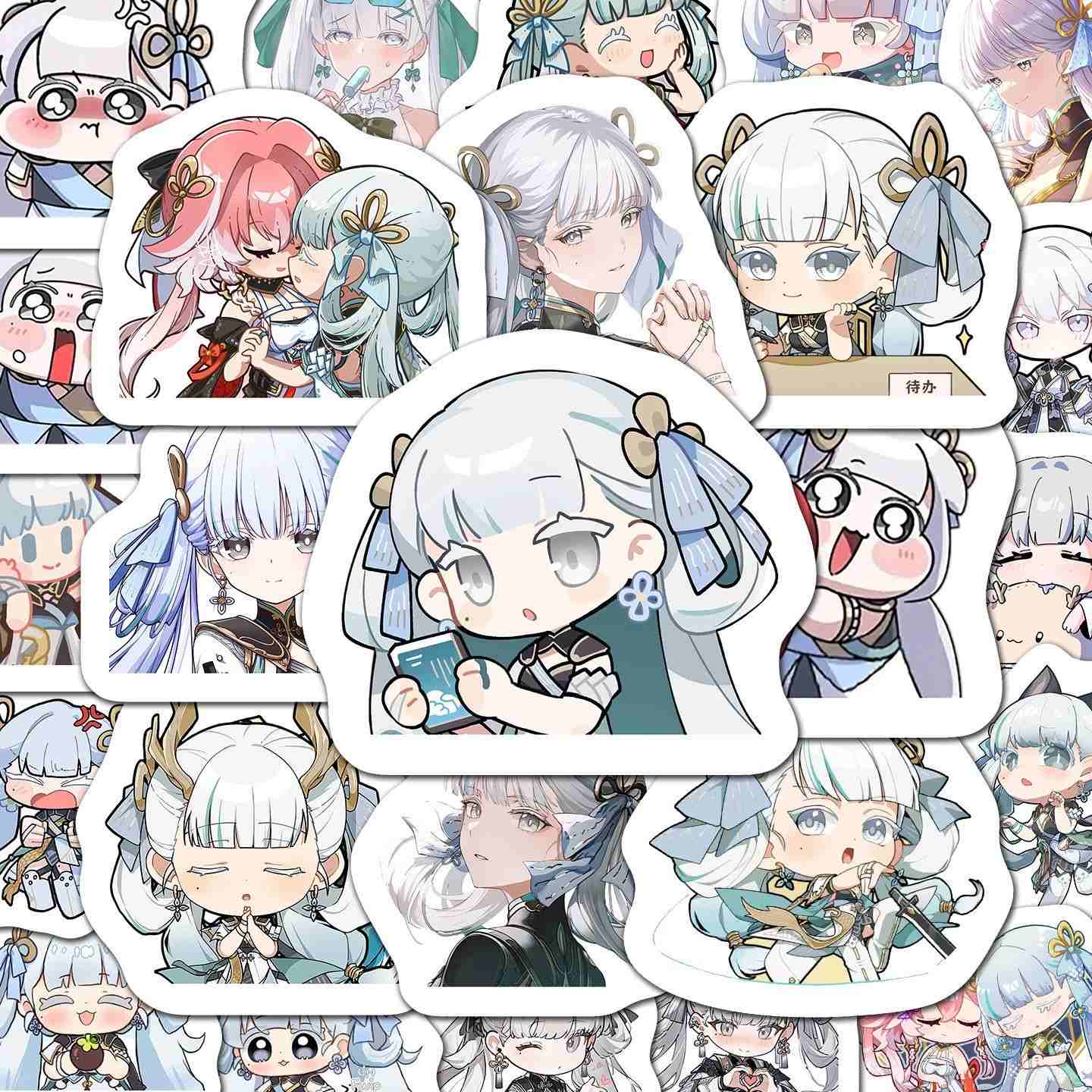 Jinhsi Wuthering WuWa Waves 60 PCS Stickers - Anime Fan Gifts -Zllada