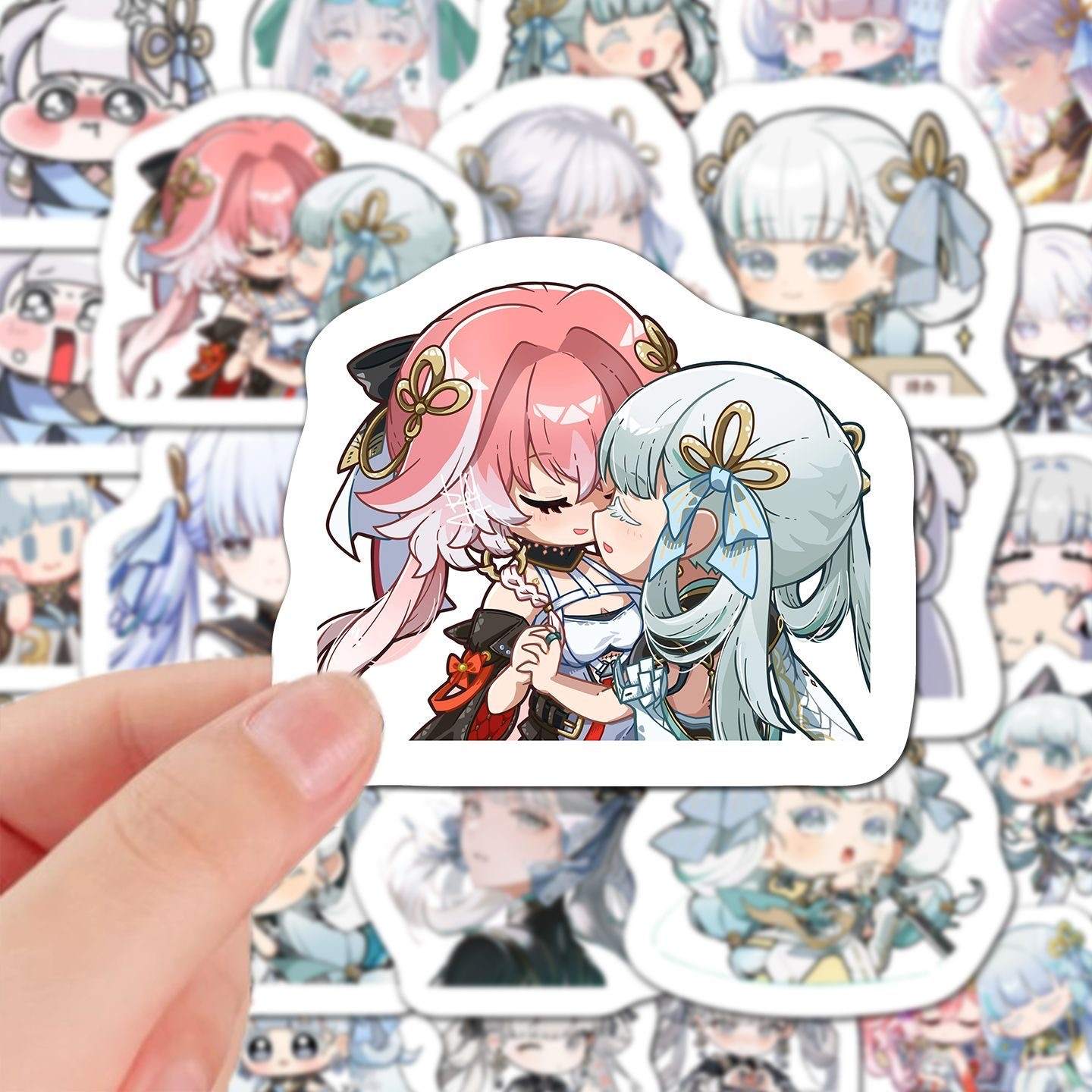 Jinhsi Wuthering WuWa Waves 60 PCS Stickers - Anime Fan Gifts -Zllada